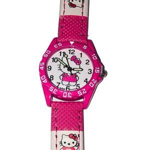Watches Analog Cartoon Character Cat Pretty Pink Watches Waterproof Children New